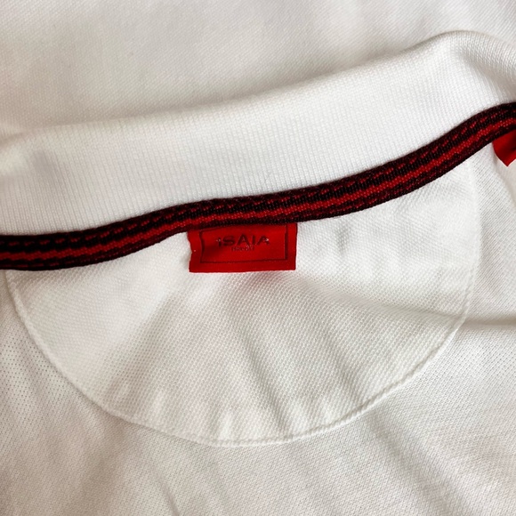 Isaia polo, white. Size L. Barely worn. Amazing quality. - Picture 2 of 3